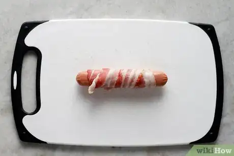 Image titled Make Bacon Wrapped Hot Dogs Step 2
