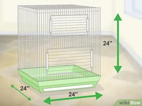 Image titled Set Up a Caique Parrot Habitat Step 1
