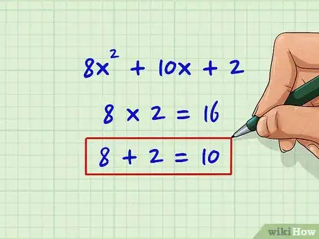 Image titled Factor Second Degree Polynomials (Quadratic Equations) Step 18