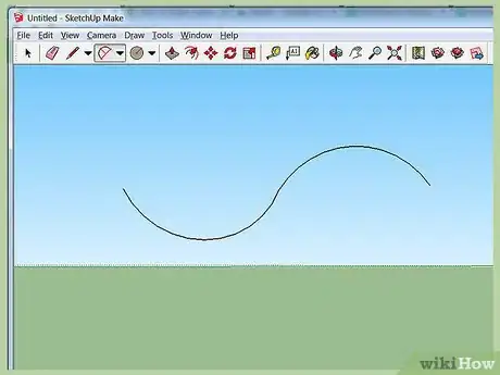 Image titled Draw Curved Surfaces in SketchUp Step 1