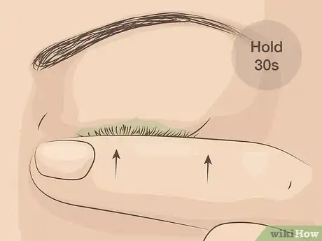 Image titled Curl Your Eyelashes Without an Eyelash Curler Step 19