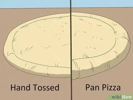 Image titled Hand Tossed vs Pan Step 2