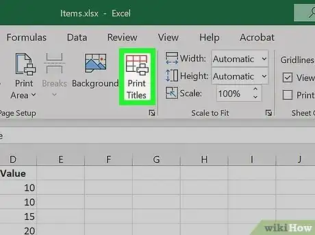 Image titled Add Header Row in Excel Step 7
