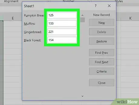 Image titled Create a Form in a Spreadsheet Step 8