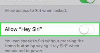 Disable Siri