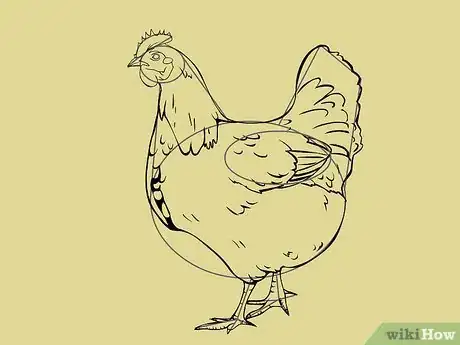 Image titled Draw a Chicken Step 23