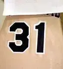 Reattach Plastic Lettering to a Jersey