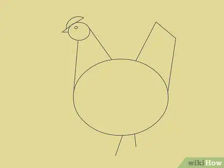 Image titled Draw a Chicken Step 20