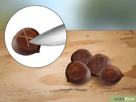 Image titled Peel Chestnuts Step 1