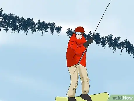 Image titled Use a T Bar (Snowboarding) Step 8