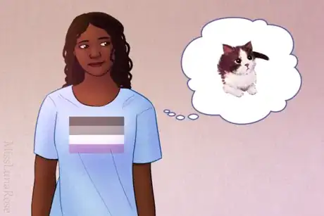 Image titled Asexual Girl Thinks About Cat.png