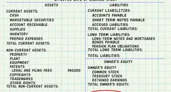 Make a Balance Sheet for Accounting