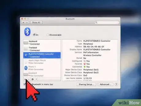 Image titled Connect PS3 Controller to Mac Step 15