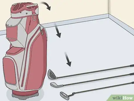 Image titled Arrange Clubs in a Golf Bag Step 1