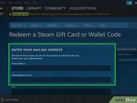 Image titled Redeem a Steam Wallet Code Step 17