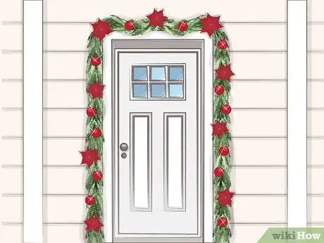 Image titled Hang Garland Around Your Front Door Step 9