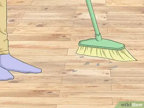 Image titled Clean Engineered Hardwood Floors Step 1