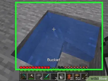 Image titled Create an Infinite Water Supply in Minecraft Step 6