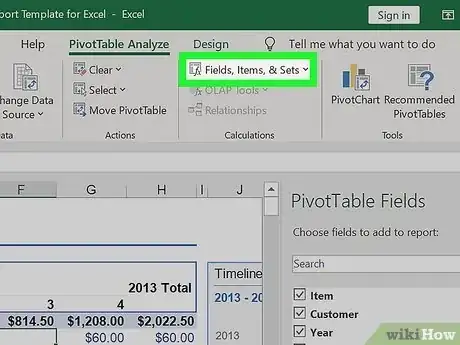 Image titled Add a Custom Field in Pivot Table Step 4