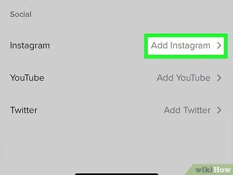 Image titled Link Instagram to Tiktok Step 4