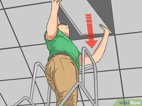 Image titled Remove a Ceiling Tile Step 5