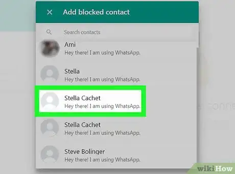 Image titled Block Contacts on WhatsApp Step 25