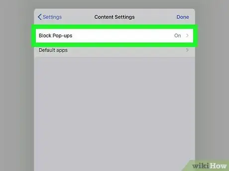 Image titled Disable Pop Up Blocker on iPad Step 8