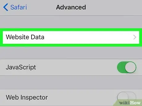 Image titled Remove Website Data from Safari in iOS Step 5