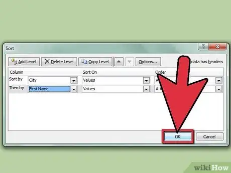 Image titled Sort a List in Microsoft Excel Step 9