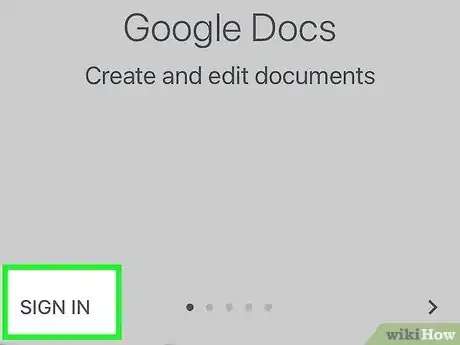 Image titled Access Google Docs from iPhone Step 5