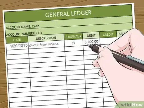 Image titled Write an Accounting Ledger Step 15