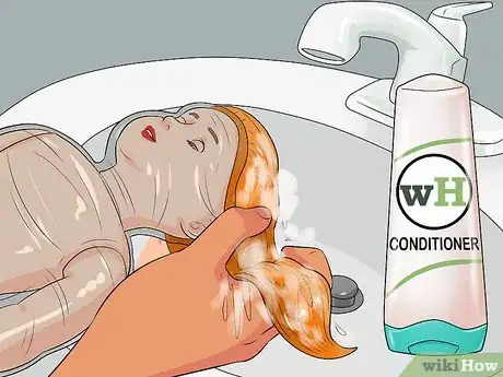 Image titled Wash an American Girl Doll's Hair Step 6