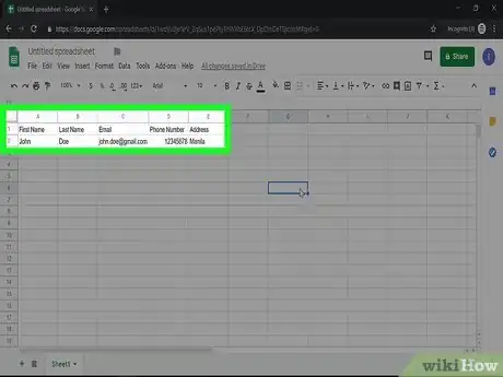 Image titled Create a Mailing List from a Google Docs Spreadsheet Step 16