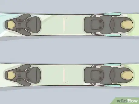 Image titled Put Ski Bindings on Skis Step 9