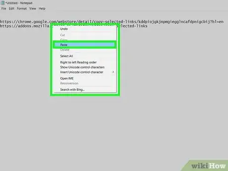 Image titled Copy Multiple Links at Once Step 5
