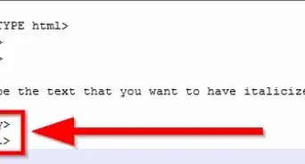 Italicize Text in HTML