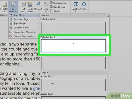 Image titled Insert Page Numbers in Word Step 3