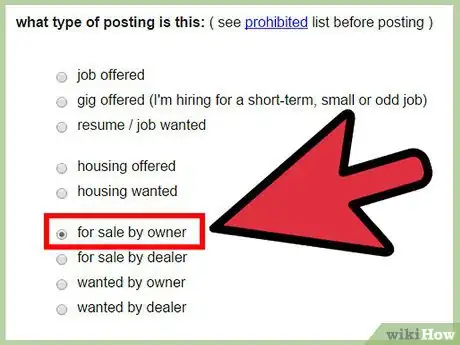 Image titled Post Ads to Craigslist Step 7