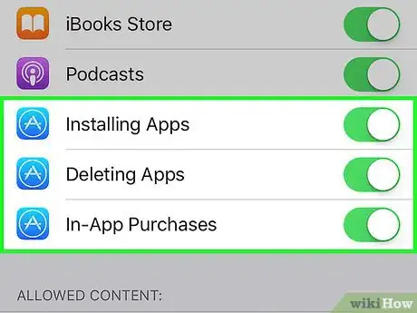 Image titled Set Parental Controls for the iPhone App Store Step 6