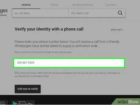 Image titled Remove Your Listing on WhitePages Step 13