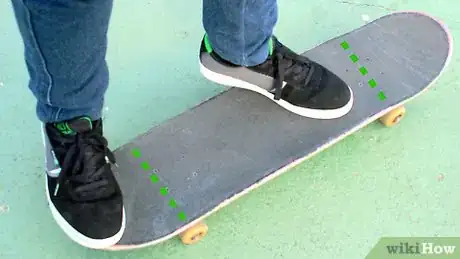 Image titled Balance Yourself on a Skateboard Step 2