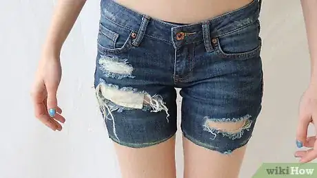 Image titled Turn Jeans into Shorts Step 8