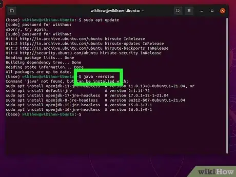 Image titled Install Java in Ubuntu Using Terminal Step 8
