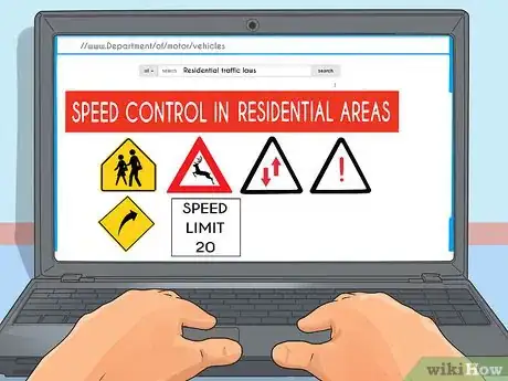 Image titled Drive Safely in a Residential Area Step 1