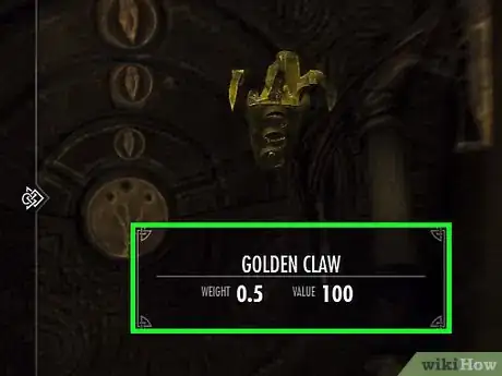 Image titled Solve the Golden Claw Round Door in Skyrim Step 2