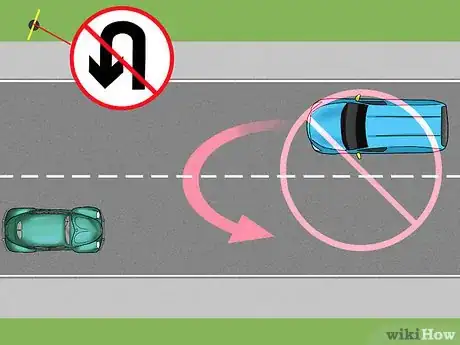 Image titled Make Right, Left, and U Turns Step 12
