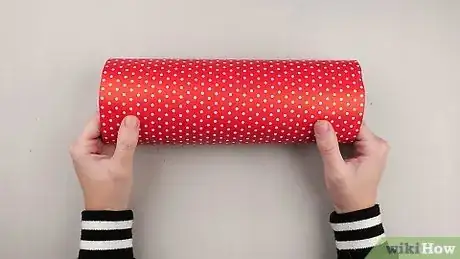 Image titled Wrap Cylindrical Gifts Step 1