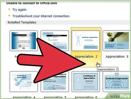 Image titled Make a Certificate Using Microsoft Publisher Step 2