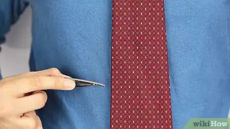 Image titled Wear a Tie Clip Step 1