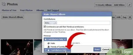 Image titled Create a Shared Album in Facebook Step 6Bullet1